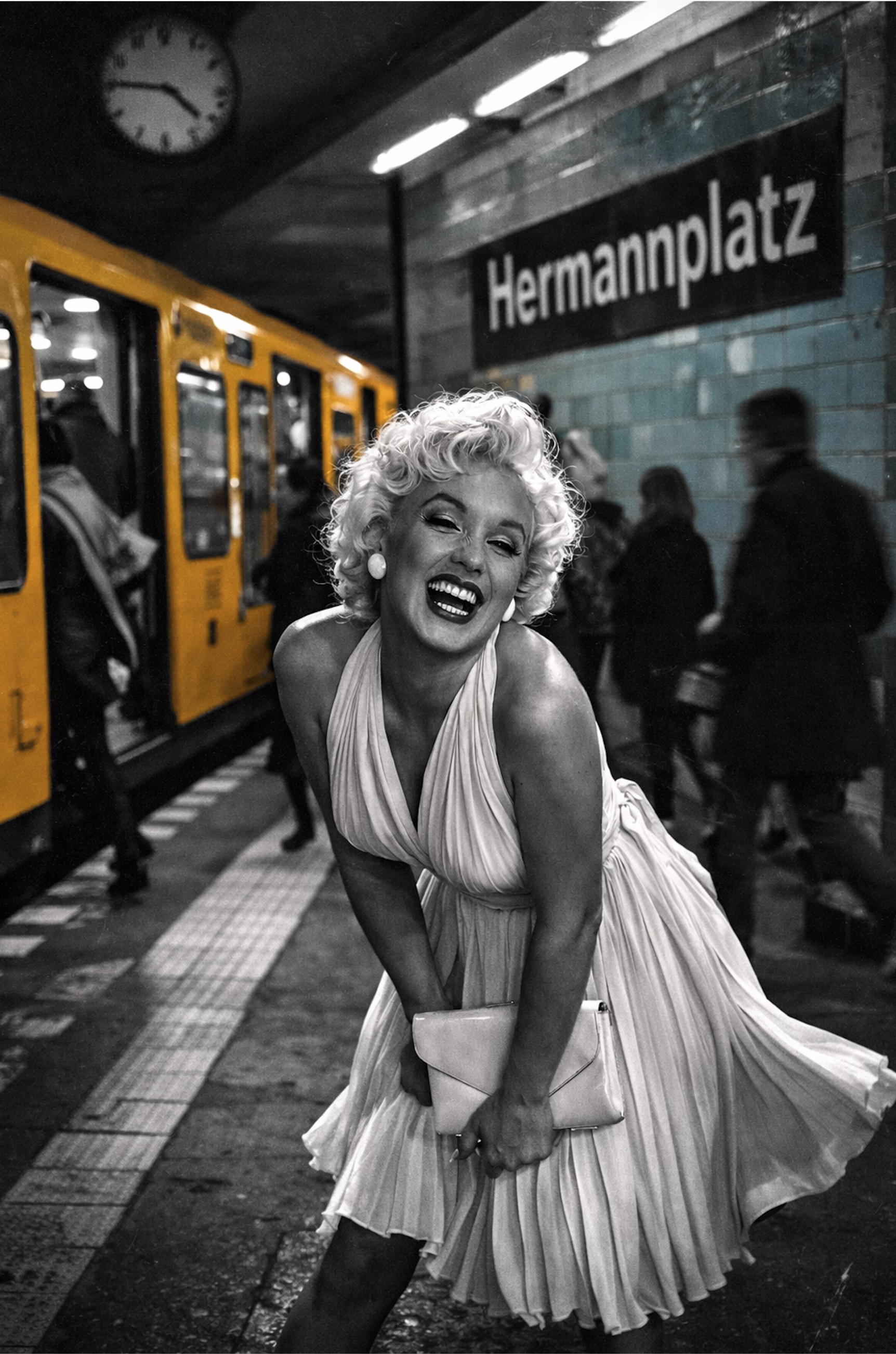 Marylin Monroe at Hermannplatz Berlin